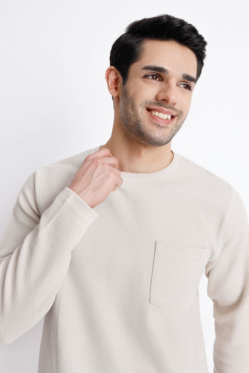 The Regular Fit Beige T-Shirt